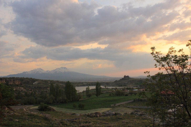 kapadokya manzarası
